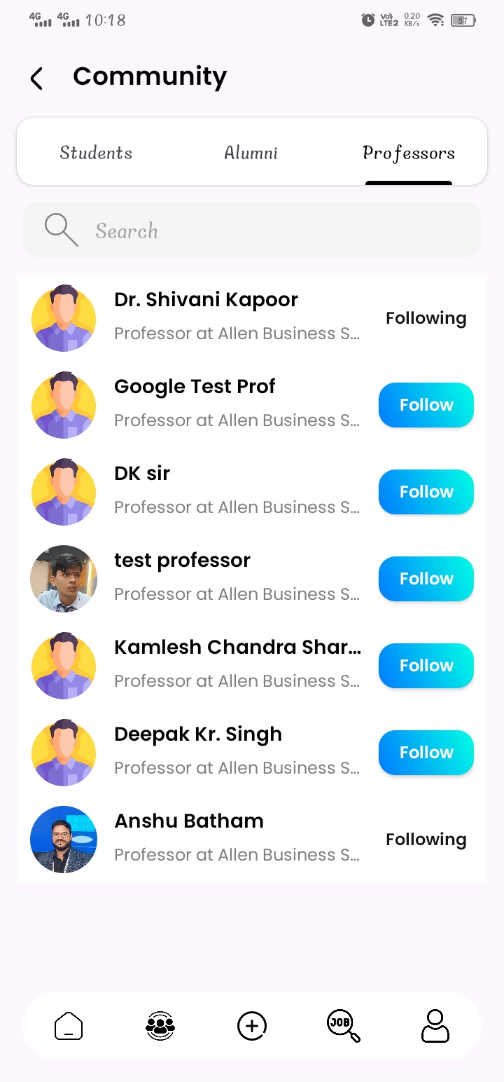 Community Professors